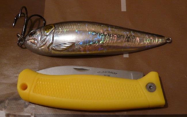 Складной нож для рыбалки